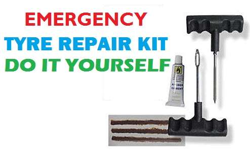 Emergency Tyre repair kit- Do it yourself