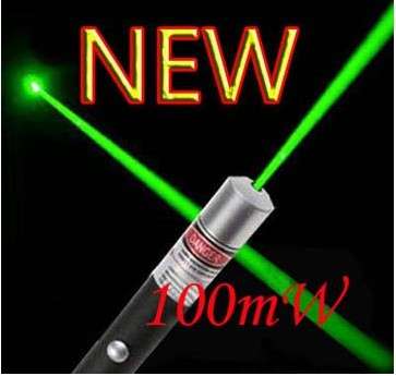 GREEN LASER POINTER - POWERFUL 100MW GREEN LAZER POINTER