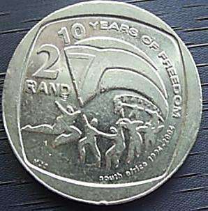 40 x 2004 10 Years of Freedom R2 coins available (bid per coin)