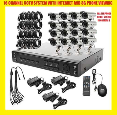 CCTV DIRECT- 16 Channel cctv camera system Kit -Perfect security cameras