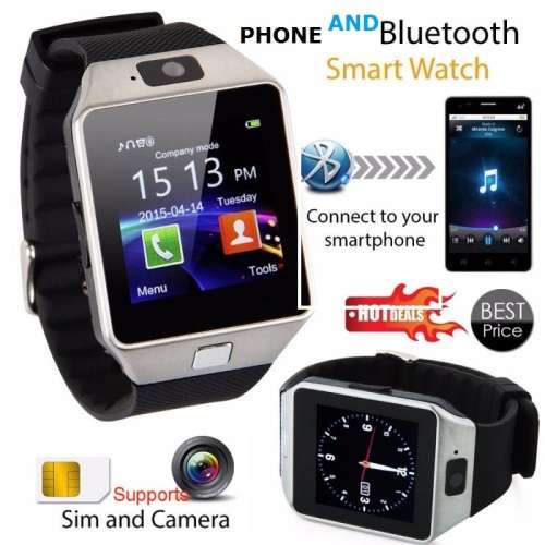New Bluetooth SMART WATCH and CELL PHONE with SIM CARD slot & CAMERA . CAN MAKE CALLS. HAS WHATSAPP