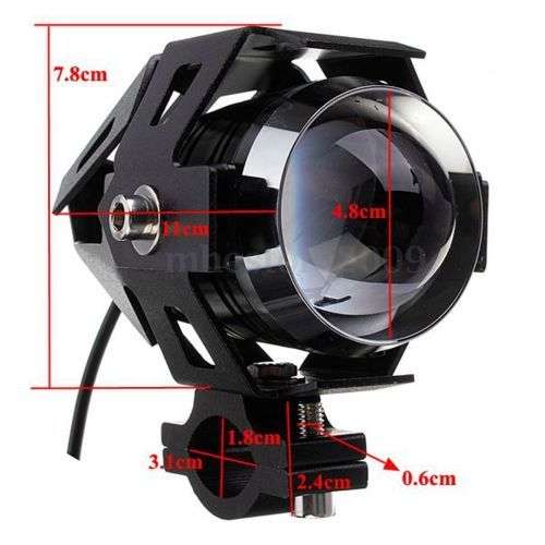 30W U5 U7 Motorcycle Bike LED Headlight Driving Fog Spot Light Lamp