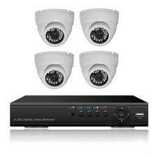 CCTV Direct - 4 Channel cctv Dome camera system - Perfect security cameras
