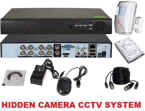 Spy Hidden Nanny CCTV camera recording system DIY kit