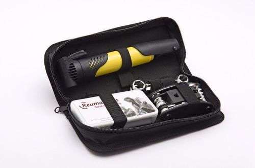 Bike Bicycle Cycling Tool Tire Tyre Multi Repair Kits Bag with Pouch Pump
