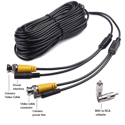 20m BNC to RCA cable