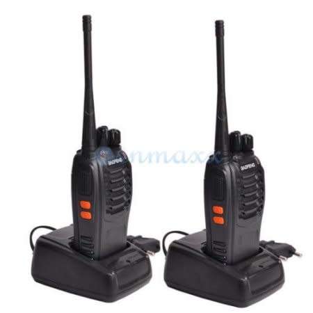 Pack of 2 Rechargeable Walkie Talkie Two-Way Radio