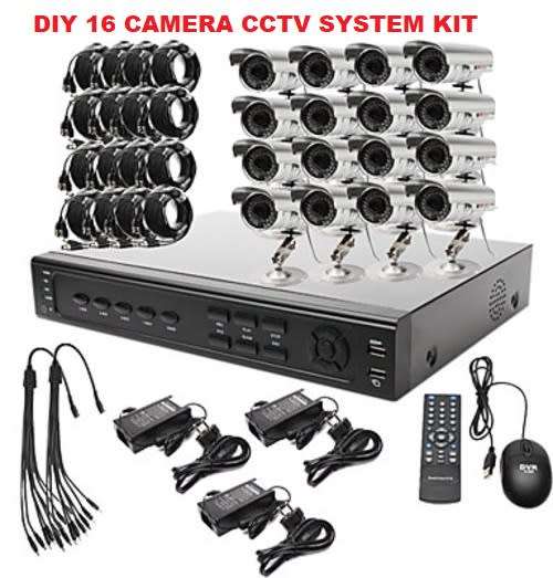 CCTV DIRECT- 16 Channel AHD cctv camera system Kit -Perfect security cameras