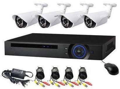 4 CHANNEL AHD CCTV SYSTEM KIT with Internet and 3G Phone Viewing