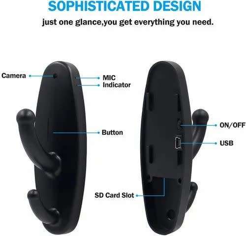 Clothes Hook Hanger Spy Video Camera