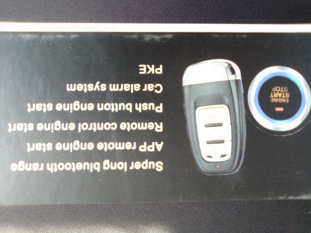 PKE WIRELESS ENGINE START/STOP SYSTEM