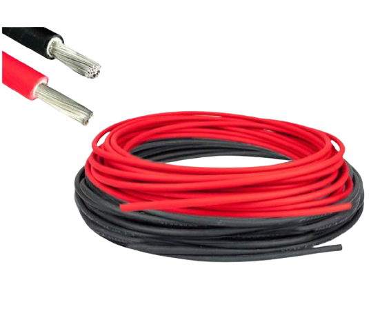 Pair of 6mm Solar panel solar PV extension cable