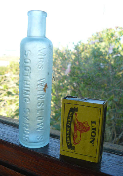 Mrs Winslow's Soothing Syrup Bottle