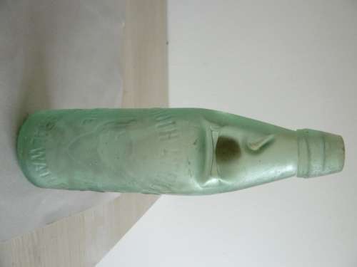 S A Mineral Water Codd with Amber Marble