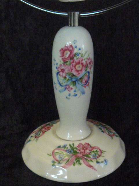VINTAGE PORCELAIN STAND MIRROR