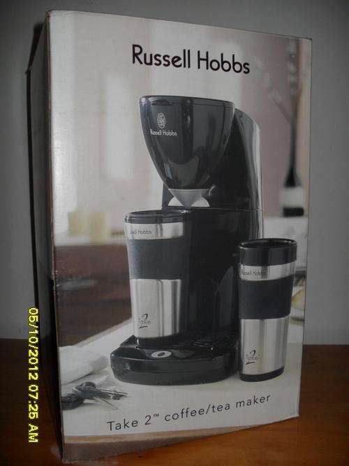 RUSSELL HOBBS TAKE 2  COFFEE OR TEA MAKER(COFFEE ON THE GO)