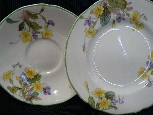 ROYAL DOULTON X 2 PLATES STAMPED AND NO APRIL!!!@@@!!!