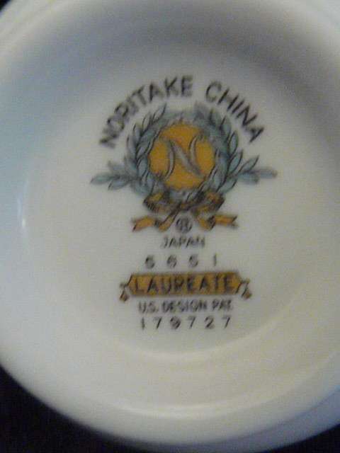 NORITAKE SET LAUREATE 6 X CUPS AND SAUCERS