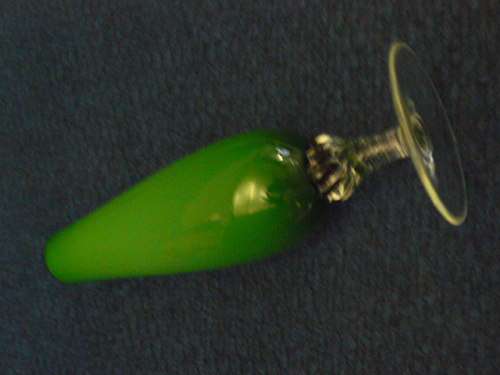 PALCON GLASS VASE WITH  STEM