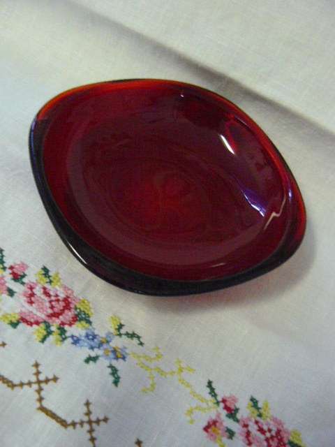 MURANO GLASS PIN DISH - OR SNACK DISH