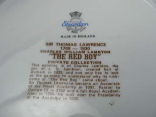 The red boy - EDWARDIAN - SIR THOMAS LAWRENCE