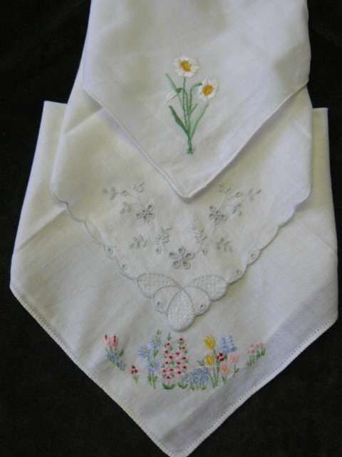 VINTAGE COTTON HANKIES
