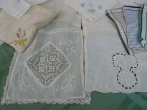 HANKIES LOT !@! + HANKIE BAG