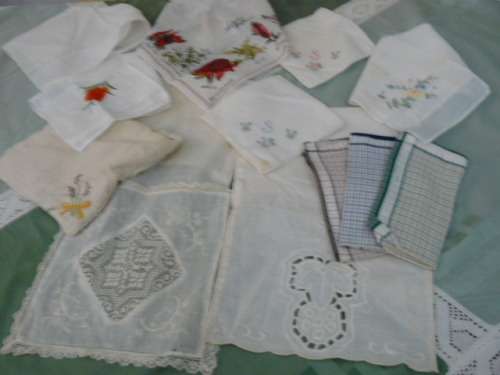HANKIES LOT !@! + HANKIE BAG