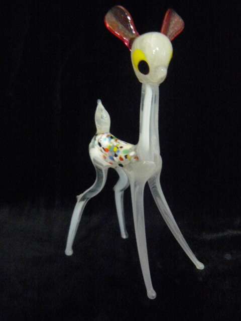 GLASS BAMBI - COULD BE MURANO !@!@!@!