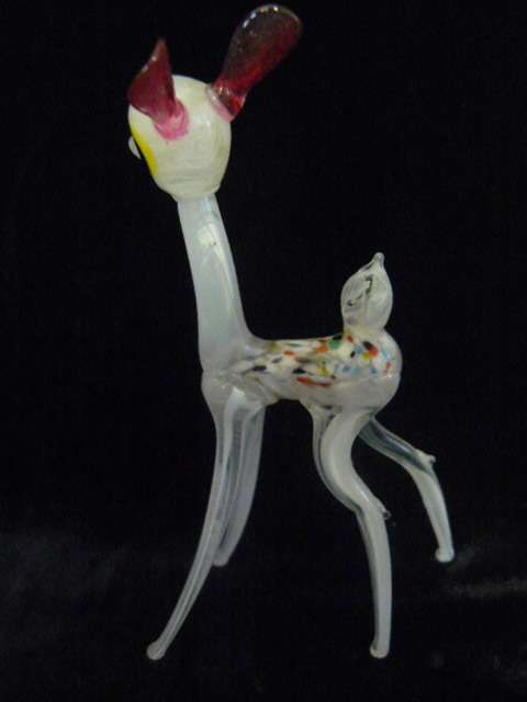 GLASS BAMBI - COULD BE MURANO !@!@!@!