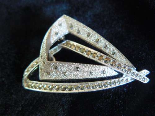 VINTAGE MARCAZITE BROOCH
