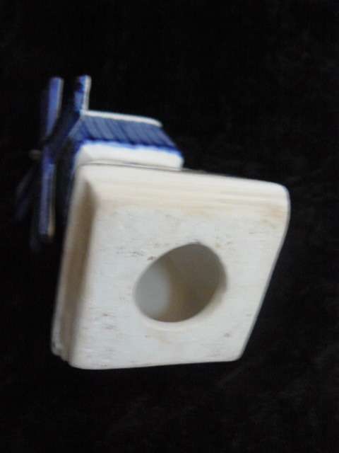 BLUE AND WHITE WINDMILL