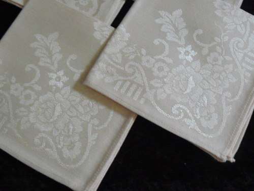 4 X DANMASK SERVIETTES PALE PINK