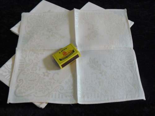 4 X DANMASK SERVIETTES PALE PINK