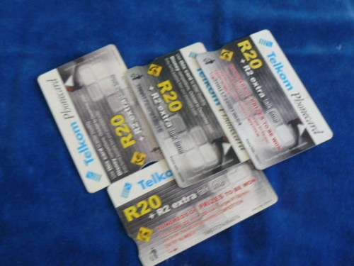 USED TELCOM PHONE CARDS