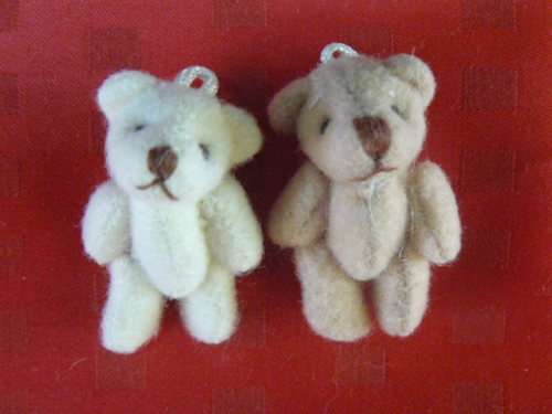 MINIATURE TEDDYS X 2 SO CUTE