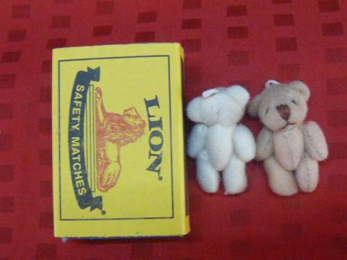 MINIATURE TEDDYS X 2 SO CUTE