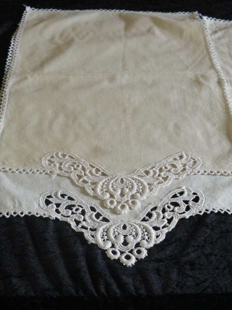 HAND CROCHETED CHAIR BACKS COTTON