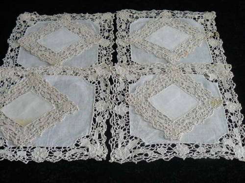 8 X DOILIE SET LOVELYVINTAGE COTTON