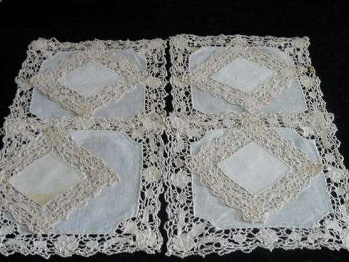 8 X DOILIE SET LOVELYVINTAGE COTTON