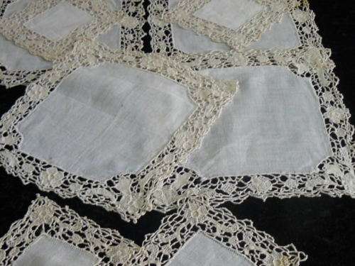 8 X DOILIE SET LOVELYVINTAGE COTTON