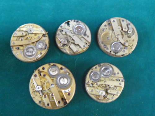 POCKET WATCH MOVEMENTS SOLD AS SPARES OR REPAIR