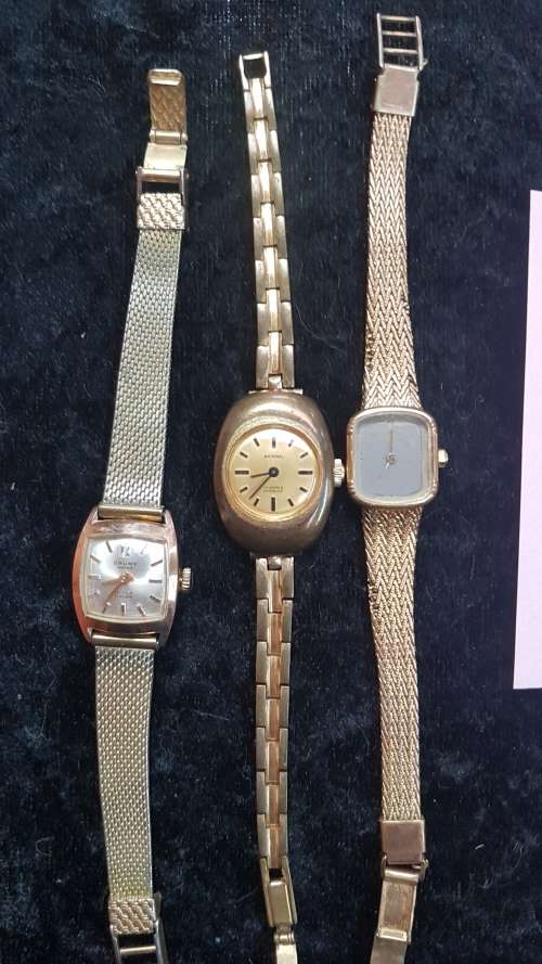 3x watches ladies Tissot National Cauny