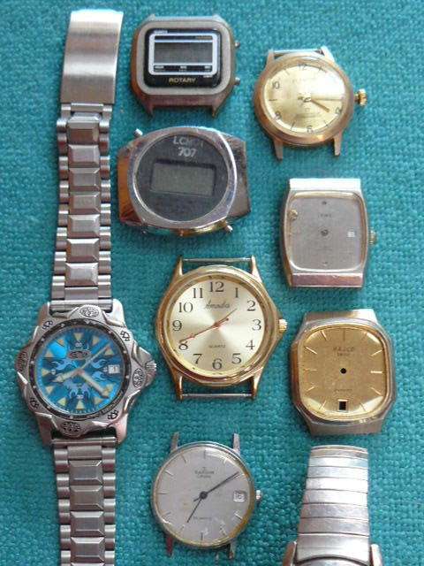 QUARTZ WATCHES SOLD AS SPARES