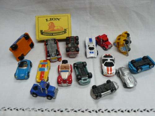 MINIATURE CARS METAL AND PLASTIC LOT