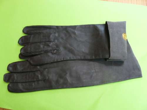 LEATHER GLOVES VINTAGE LEATHER 7.5 MEDIUM BLACK