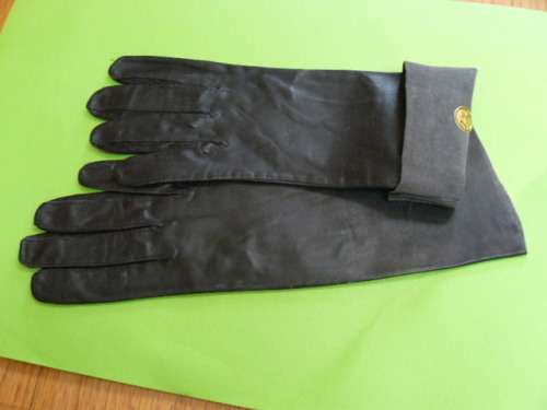 LEATHER GLOVES VINTAGE LEATHER 7.5 MEDIUM BLACK