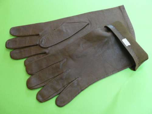 LEATHER GLOVES VINTAGE BROWN