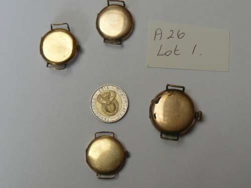 BUREN CYMA ELGIN AND 15 JEWELS SWIS ALL FOR REPAIRS OR SPARES