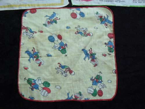 VINTAGE CHILDRENS HANKIES COTTON X 3